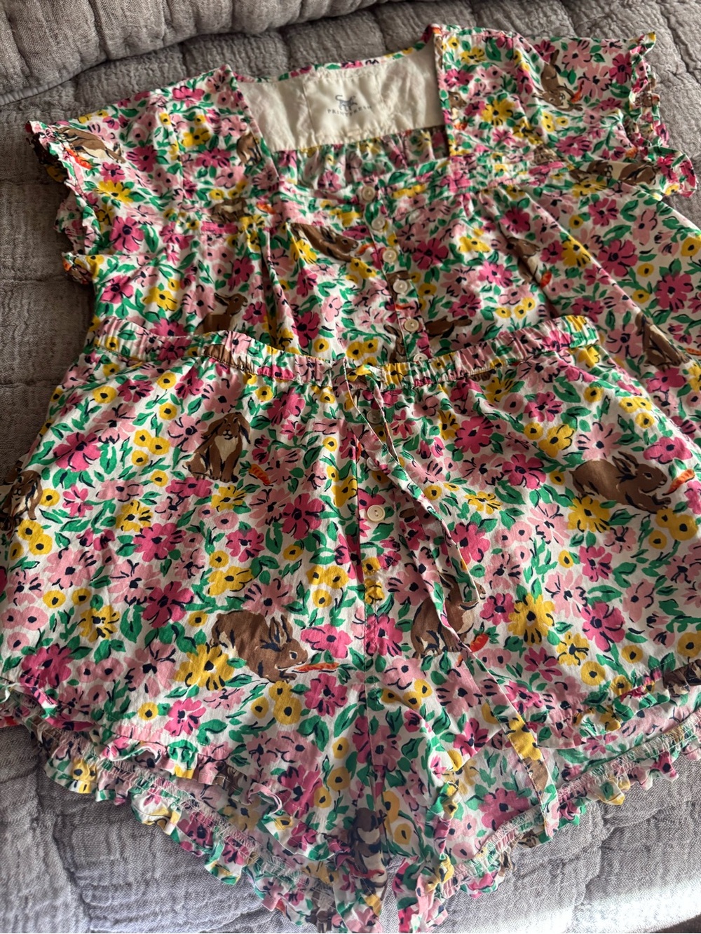 Printfresh Bunny Trail Short Set Size Small - Picture 4 of 7